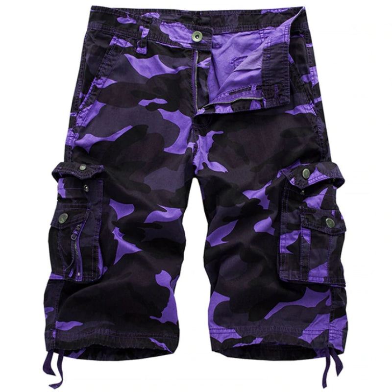 Heren Korte Broeken Cargoshort Met Militaire Camouflage