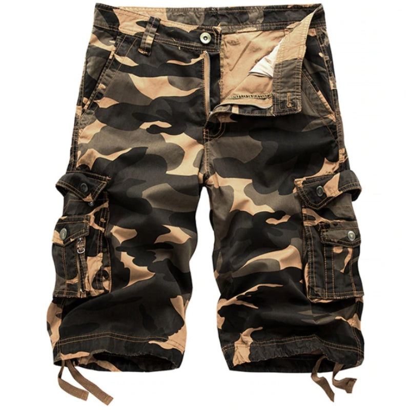 Heren Korte Broeken Cargoshort Met Militaire Camouflage