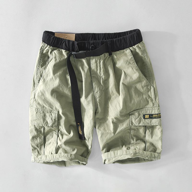 Heren Korte Broeken Casual Katoenen Vijfpuntsshort