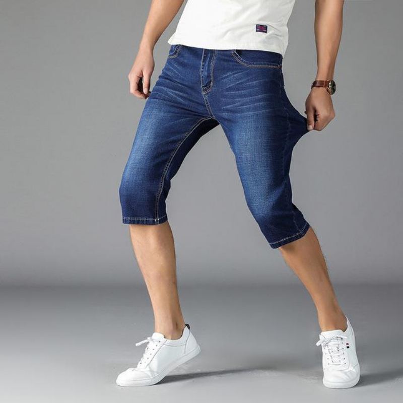 Heren Korte Broeken Casual Short Met Hoge Stretch