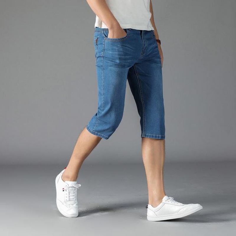 Heren Korte Broeken Casual Short Met Hoge Stretch