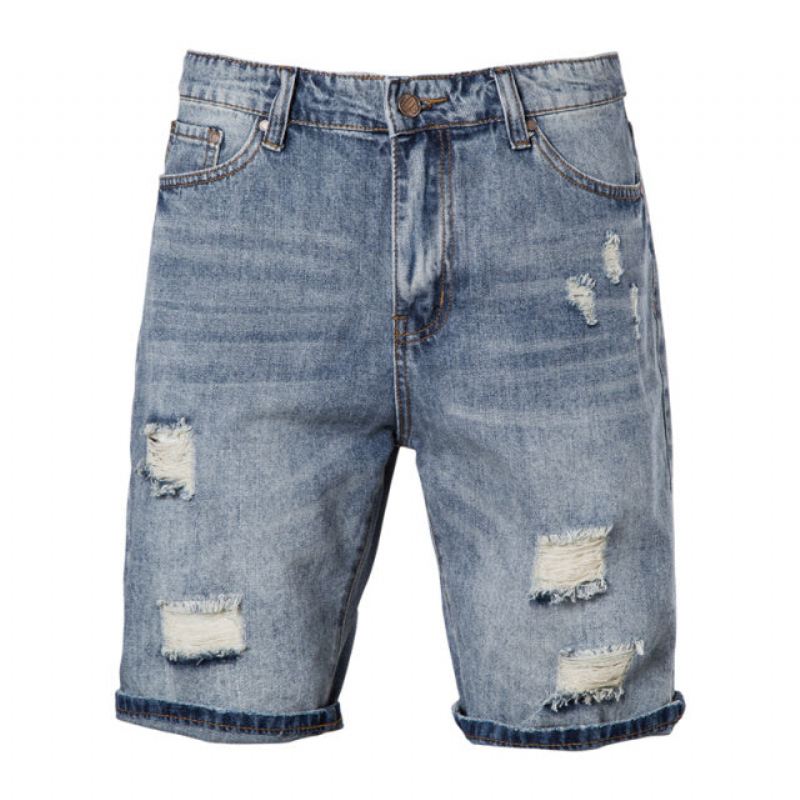 Heren Korte Broeken Designer Zomerdenim Jeansshorts