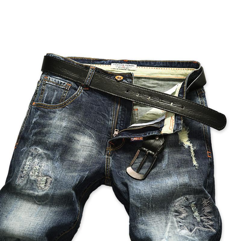 Heren Korte Broeken Ontworpen Zomerjeans