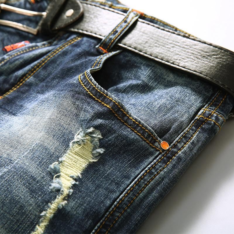 Heren Korte Broeken Ontworpen Zomerjeans