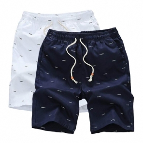 Heren Korte Broeken Strandshort Met Elastische Taille