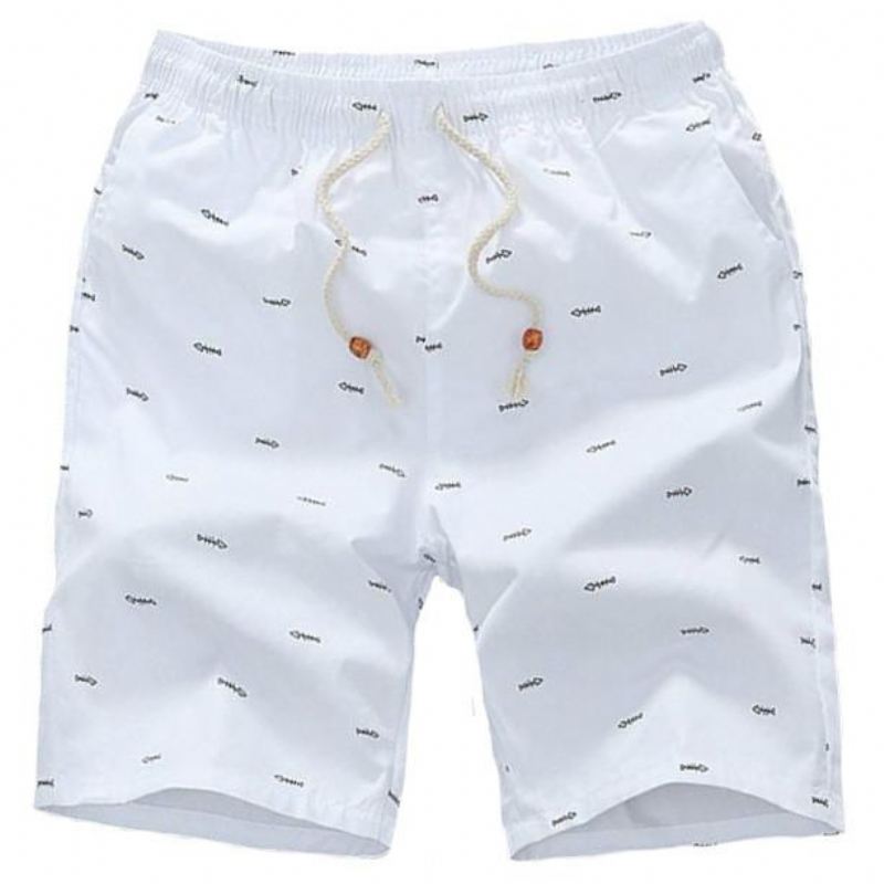 Heren Korte Broeken Strandshort Met Elastische Taille