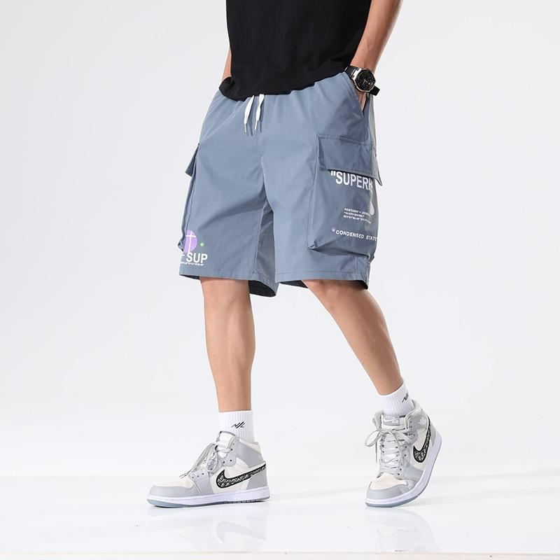 Heren Korte Broeken Streetwear Baggy Ademende Strandshort