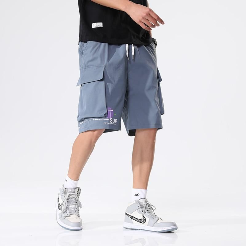 Heren Korte Broeken Streetwear Baggy Ademende Strandshort