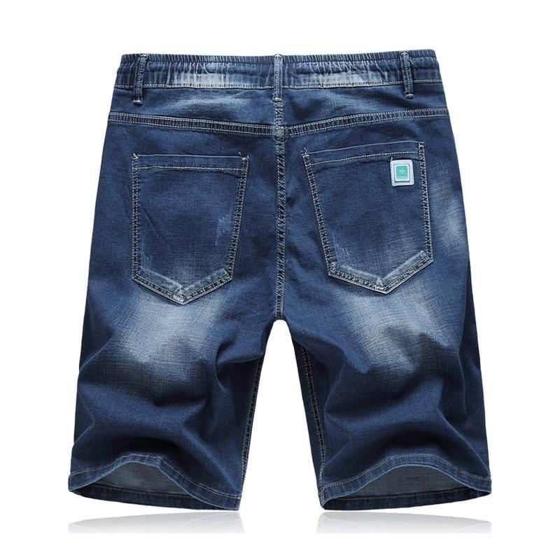 Heren Zomer Dunne Denim Shorts