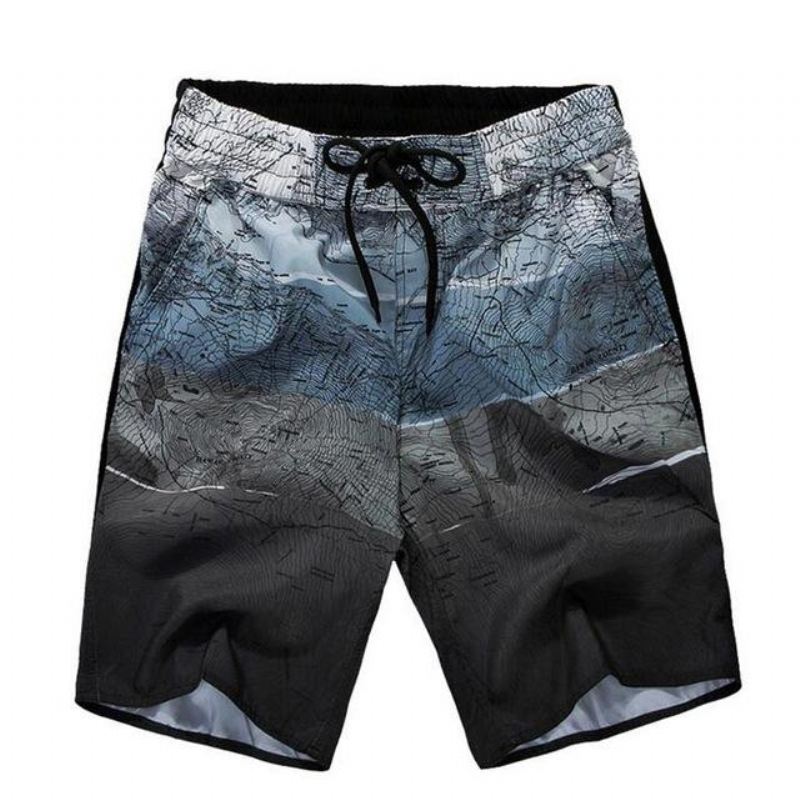 Heren Zomer Dunne Strandshorts Korte Broeken