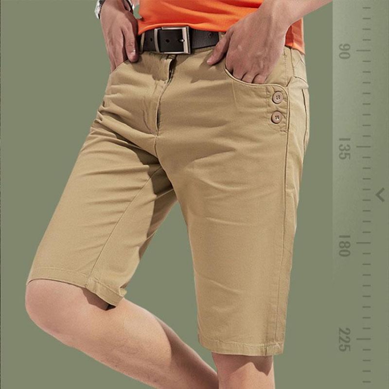 Heren Zomermode Katoenen Shorts