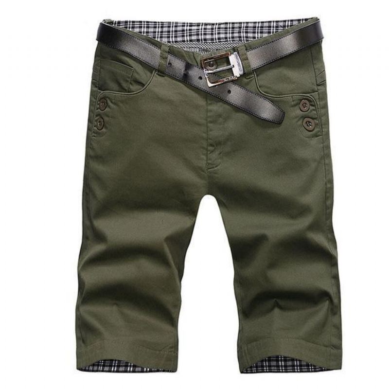 Heren Zomermode Katoenen Shorts