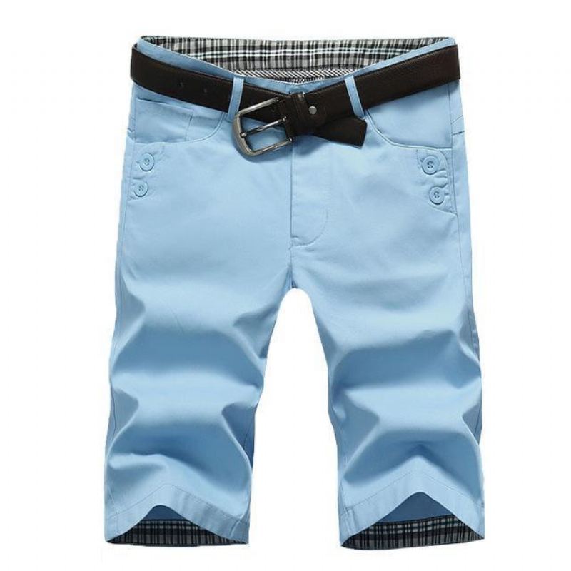 Heren Zomermode Katoenen Shorts