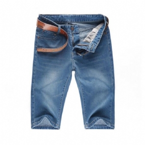 Jeans Katoenen Cargoshort Korte Broeken Heren