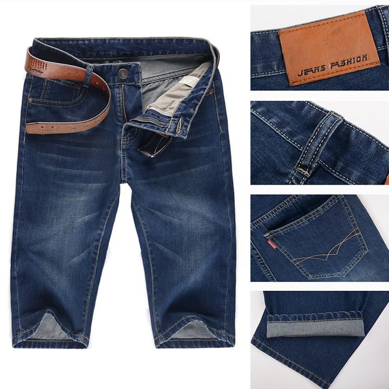 Jeans Katoenen Cargoshort Korte Broeken Heren