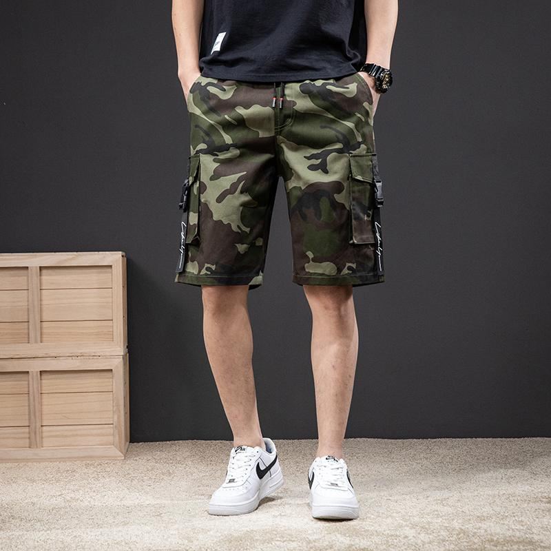 Klassieke Camouflage Elastische Stijl Short Korte Broeken Heren