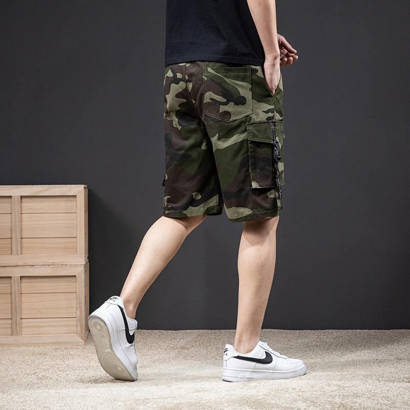 Klassieke Camouflage Elastische Stijl Short Korte Broeken Heren