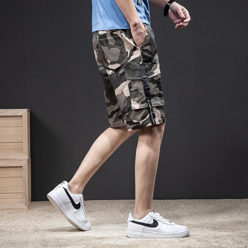 Klassieke Camouflage Elastische Stijl Short Korte Broeken Heren