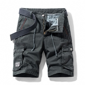 Knielengte Tactical Cargo Short Met Meerdere Zakken Korte Broeken Heren