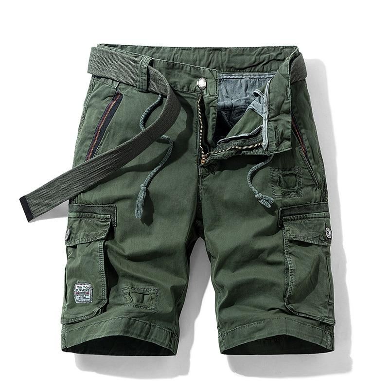 Knielengte Tactical Cargo Short Met Meerdere Zakken Korte Broeken Heren