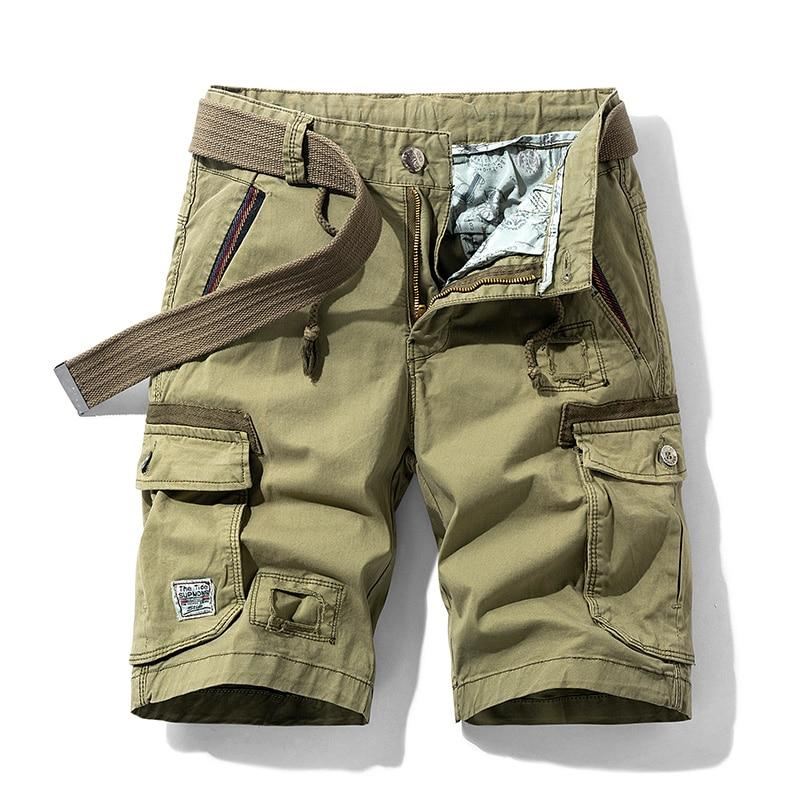 Knielengte Tactical Cargo Short Met Meerdere Zakken Korte Broeken Heren