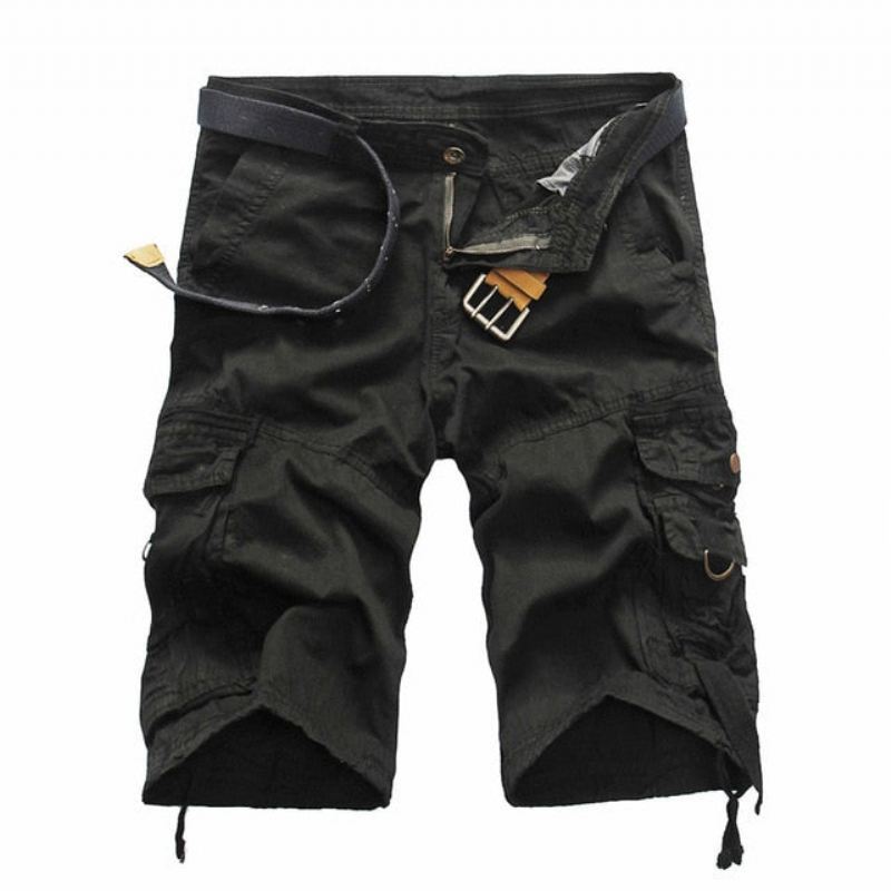 Korte Broeken Comfortabele Camo Cargo-short Voor Heren