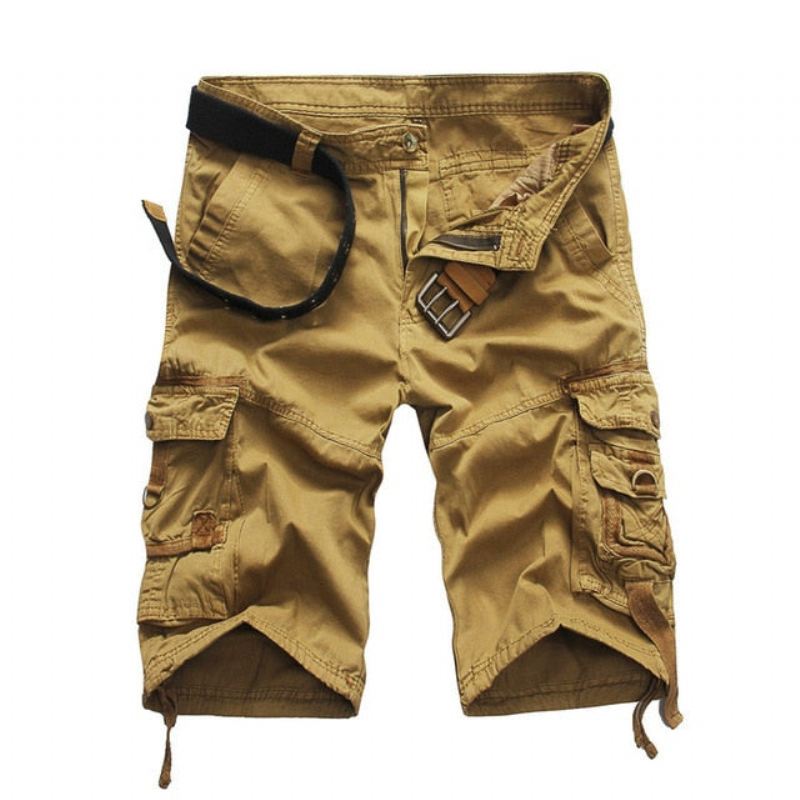 Korte Broeken Comfortabele Camo Cargo-short Voor Heren