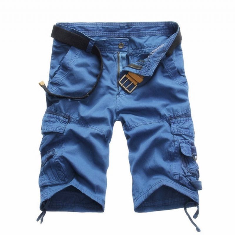 Korte Broeken Comfortabele Camo Cargo-short Voor Heren