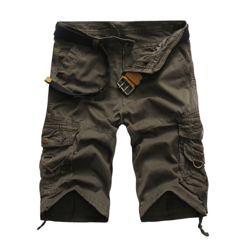 Korte Broeken Comfortabele Camo Cargo-short Voor Heren