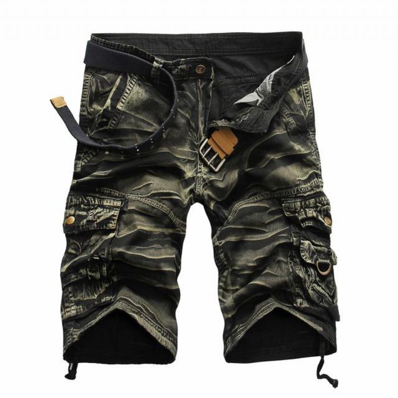 Militaire Korte Broek Met Camouflageprint Voor De Zomer Korte Broeken Heren