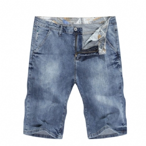 Slim-fit Zomerjeansshort Korte Broeken Heren