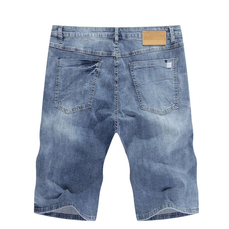 Slim-fit Zomerjeansshort Korte Broeken Heren