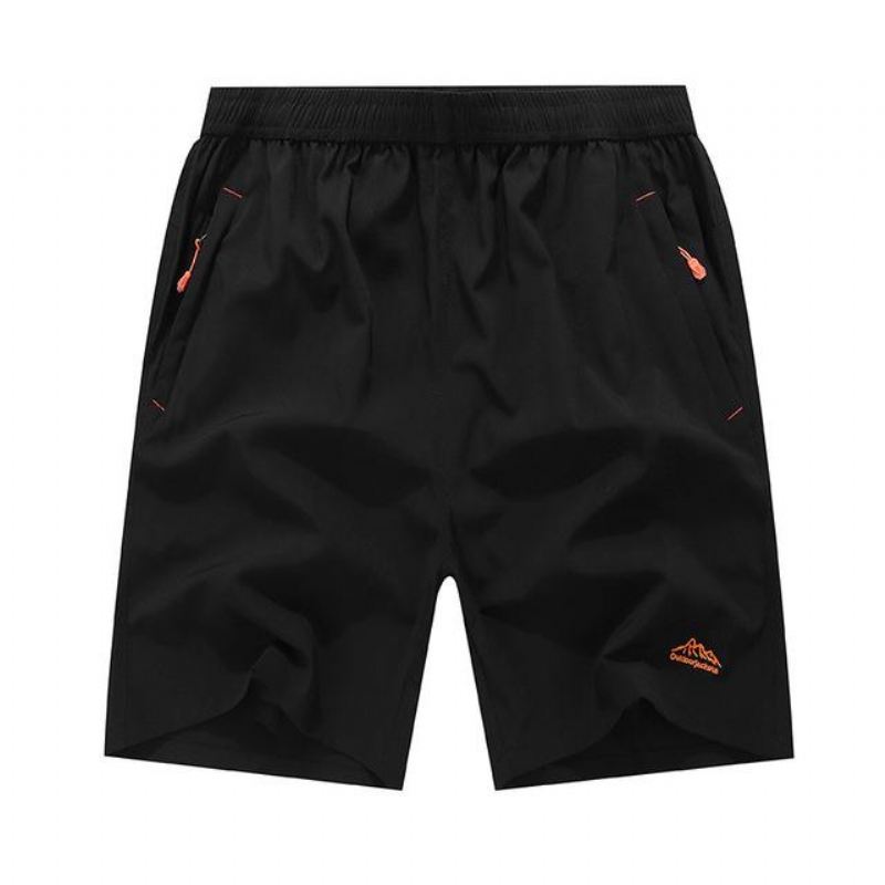 Summer Solid Leisure Sneldrogende Shorts Heren