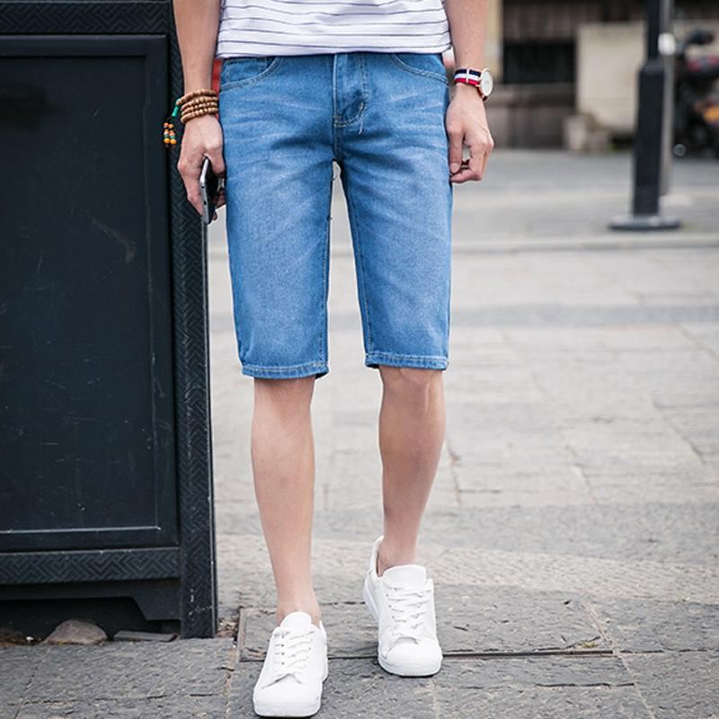 Zomer Denim Jeans Shorts Heren