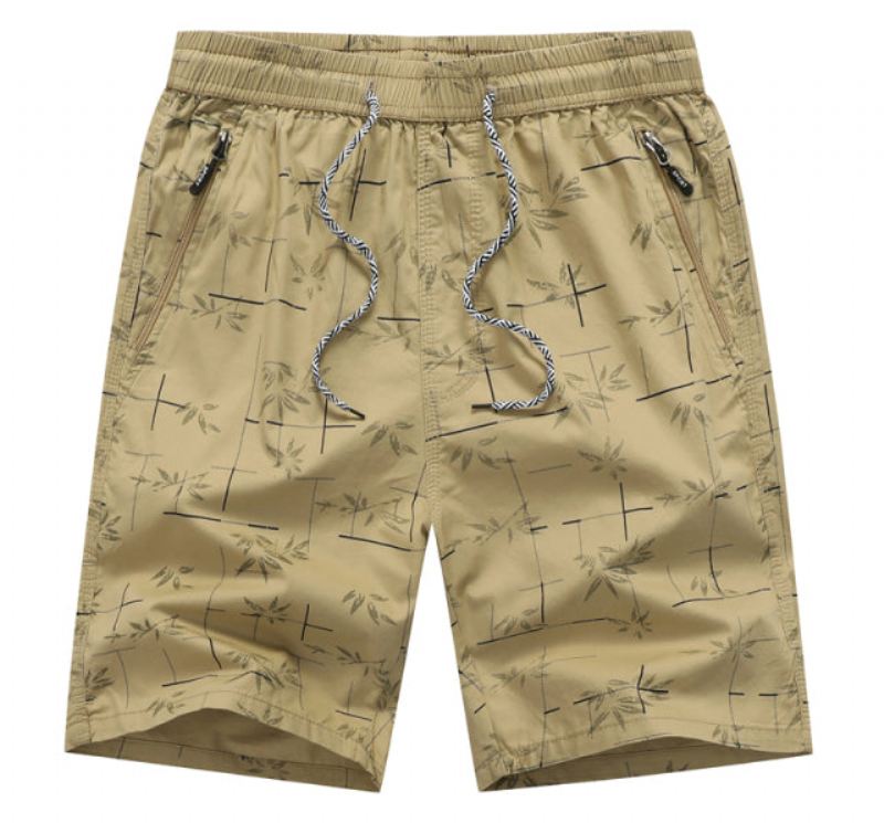 Zomerse Katoenen Bermuda Strandshort Korte Broeken Heren