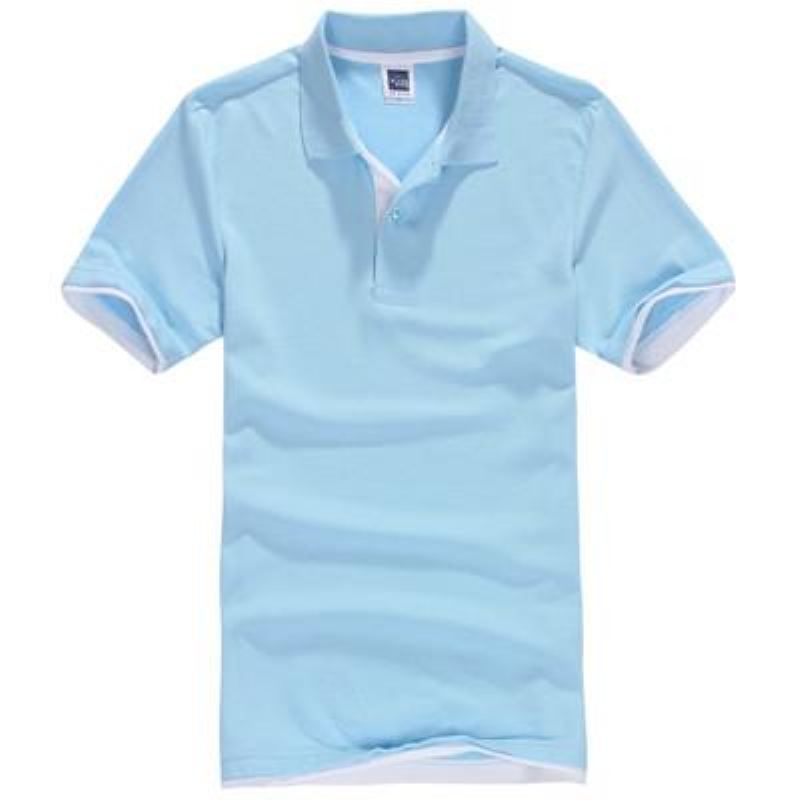 Heren Poloshirts Designer Effen Katoenen Poloshirt 15 Kleuren