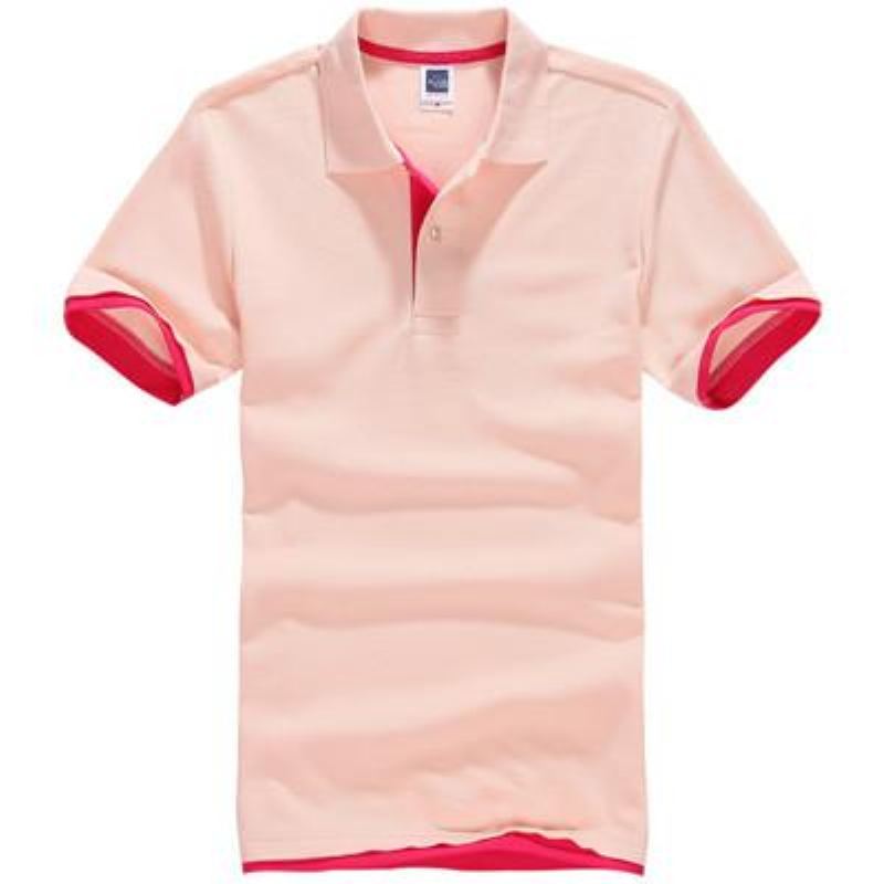 Heren Poloshirts Designer Effen Katoenen Poloshirt 15 Kleuren