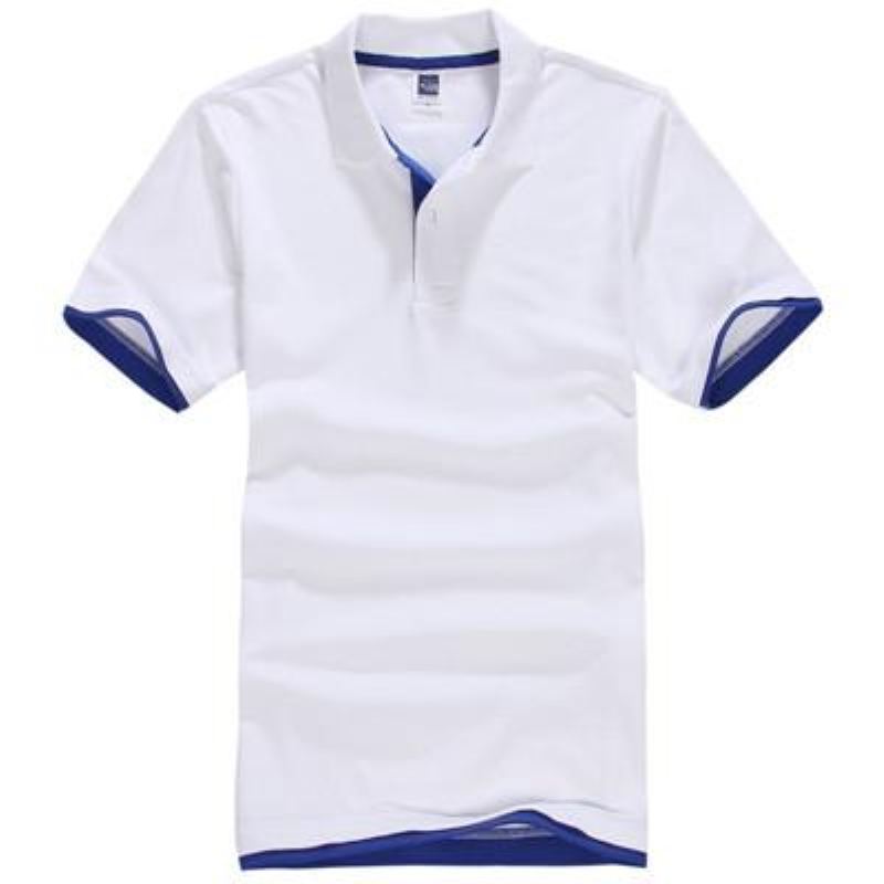 Heren Poloshirts Designer Effen Katoenen Poloshirt 15 Kleuren