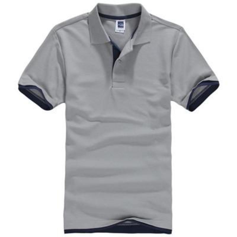 Heren Poloshirts Designer Effen Katoenen Poloshirt 15 Kleuren