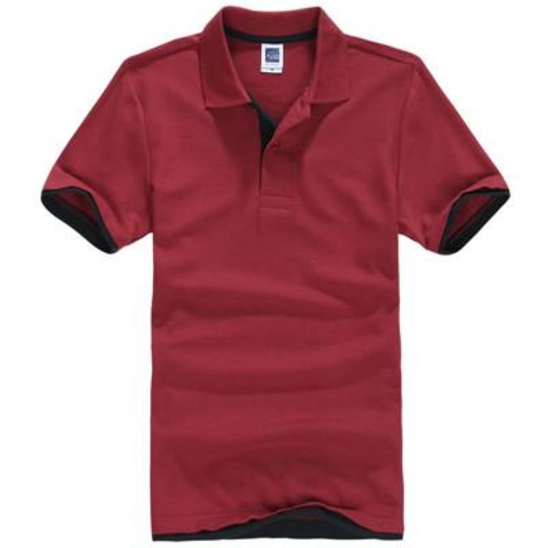 Heren Poloshirts Designer Effen Katoenen Poloshirt 15 Kleuren