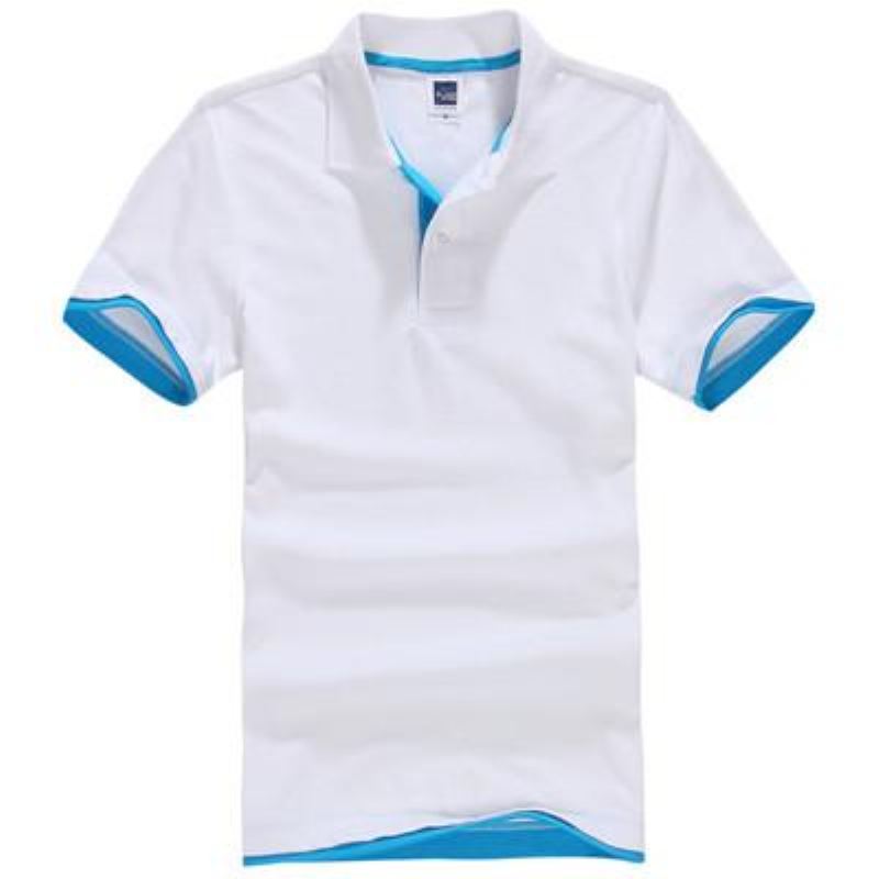 Heren Poloshirts Designer Effen Katoenen Poloshirt 15 Kleuren