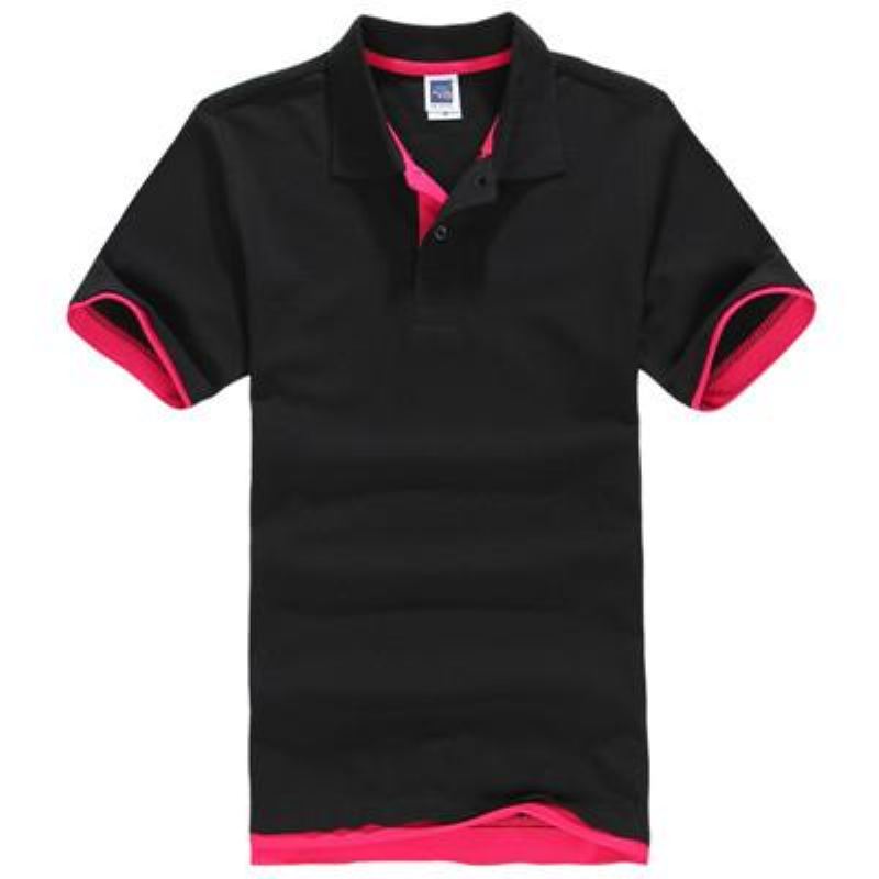 Heren Poloshirts Designer Effen Katoenen Poloshirt 15 Kleuren