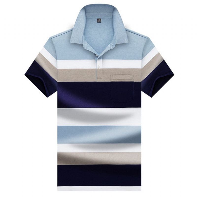 Heren Poloshirts Designer Geborduurd Katoenen Zakelijk Poloshirt