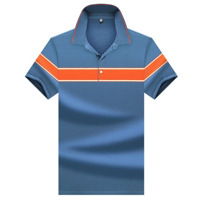 Heren Poloshirts Designer Geborduurd Katoenen Zakelijk Poloshirt