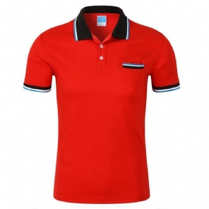 Heren Poloshirts Katoenen Casual Ademend Poloshirt