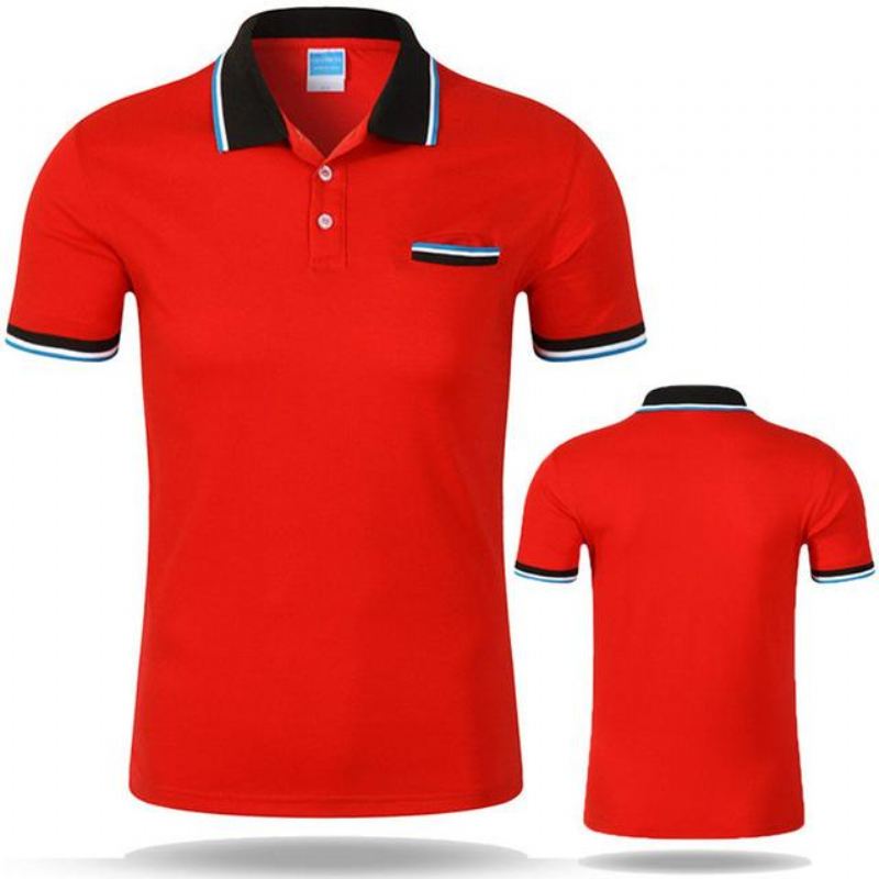 Heren Poloshirts Katoenen Casual Ademend Poloshirt