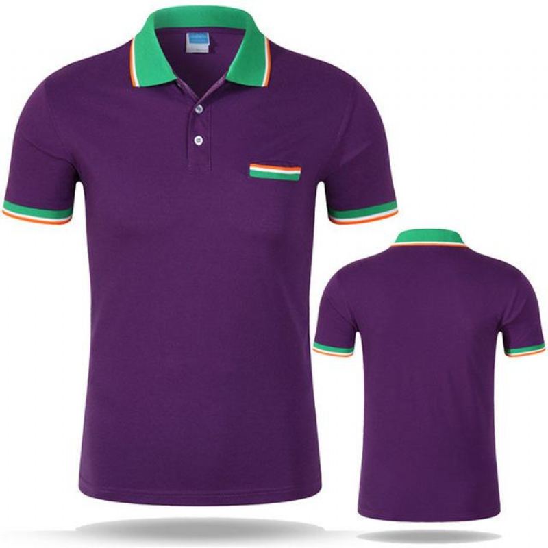 Heren Poloshirts Katoenen Casual Ademend Poloshirt