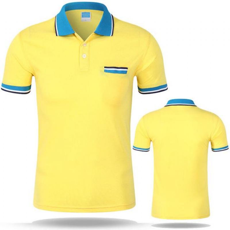 Heren Poloshirts Katoenen Casual Ademend Poloshirt