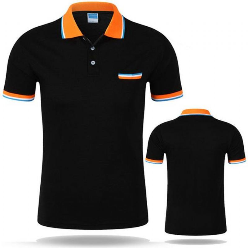 Heren Poloshirts Katoenen Casual Ademend Poloshirt