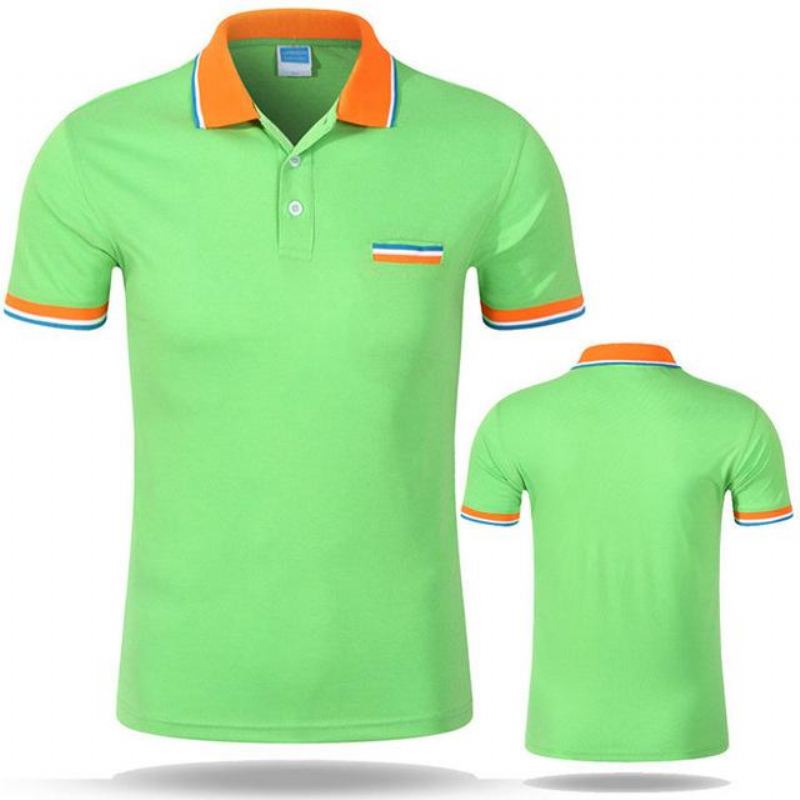 Heren Poloshirts Katoenen Casual Ademend Poloshirt